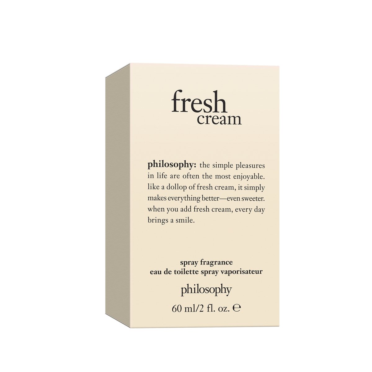Philosophy Fresh Cream EDT Spray 60ml - Philosophy