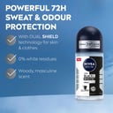 Nivea Men Anti-Perspirant Invisible Black & White Roll On 50ml thumbnail 5