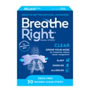 Breathe Right Clear Nasal Strip Regular 30 pack thumbnail 1