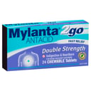 Mylanta 2Go Double Strength 24 chewable tablets thumbnail 3