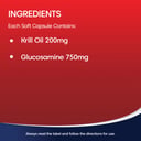 Bioglan Red Krill Oil 200mg + Glucosamine 750mg - 60 capsules thumbnail 6