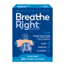 Breathe Right Nasal Strips Tan Small/Medium 30 pack thumbnail 1