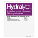 Hydralyte Electrolyte Powder Apple/Blackcurrant Value pack 24 Sachets thumbnail 9