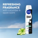 Nivea Deodorant Aerosol Black & White Fresh 250ml thumbnail 3