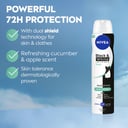 Nivea Deodorant Aerosol Black & White Fresh 250ml thumbnail 5