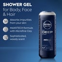 Nivea MEN Deep Clean Shower Gel 500ml thumbnail 6