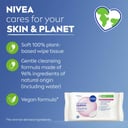 Nivea 3-In-1 Gentle Cleansing Wipes 25 pack thumbnail 6