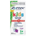 Zyrtec Kids Liquid Grape 60ml thumbnail 1