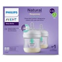 Avent Natural Response Bottles With Airfree Vent 125ml - 2 packs thumbnail 1