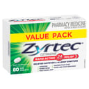 Zyrtec 10mg - 80 tablets thumbnail 9