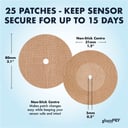Glucology CGM Patches for Freestyle Libre Beige 25 pack thumbnail 5