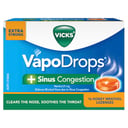 Vicks Vapodrops +Sinus Congestion Honey Menthol 16 Lozenges thumbnail 1