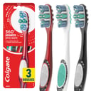 Colgate 360 Optic White Man Toothbrush 3 pack thumbnail 8