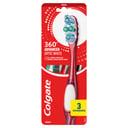 Colgate 360 Optic White Man Toothbrush 3 pack thumbnail 1