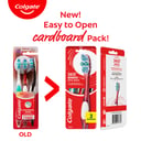 Colgate 360 Optic White Man Toothbrush 3 pack thumbnail 9