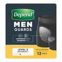 Depend Guards For Men Level 2 - 12 pack thumbnail 1