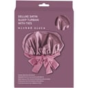 Wicked Sista Deluxe Satin Sleep Turban With Ties Plum 1 each thumbnail 2