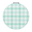 Wicked Sista Round Mirror Mint Gingham 1 each thumbnail 1