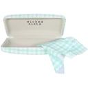 Wicked Sista Eyewear Case Mint Gingham 2 piece thumbnail 1