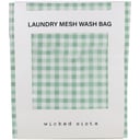 Wicked Sista Laundry Mesh Wash Bag Mint Gingham 1 each thumbnail 1