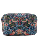 William Morris At Home Strawberry Thief Large Toiletry Bag Blue 1 each thumbnail 1