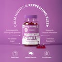 Living Healthy Magnesium Sleep Plus Ashwagandha Formula 60 pastilles thumbnail 4