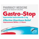Gastro-Stop Diarrhoea Relief Loperamide 2mg - 20 capsules thumbnail 1