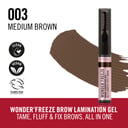 Rimmel Wonder'Freeze Brow Lamination Gel 003 Medium Brown 6g thumbnail 3