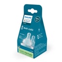 Avent Anti-Colic Silicone Teat Slow Flow 1M+ BPA Free 2 pack thumbnail 2