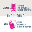 Veet Pure Face Wax Strips 20 pack thumbnail 6
