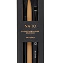 Natio Eyeshadow And Blusher Brush Duo 1 each thumbnail 3