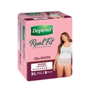 Depend RealFit Super Underwear Female Extra Large 8 pack thumbnail 10