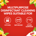 Ajax Antibac Lemon Wipes Misc 110pack thumbnail 3