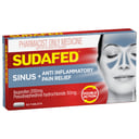 Sudafed PSE Double Action Sinus + Anti-Inflammatory 24 tablets thumbnail 4