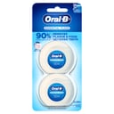 Oral-B Essential Floss Waxed 50m - 2 pack thumbnail 1