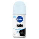 Nivea Deodorant Roll On Invisible Black & White Pure 50ml thumbnail 1