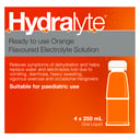 Hydralyte Ready to Use Liquid Orange Flavoured 250ml - 4 pack thumbnail 4