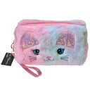 GFA Cosmetic Bag Furry Cat With Glitter Ears 1 each thumbnail 1