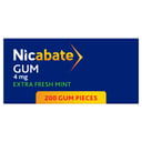 Nicabate Gum Extra Strength Extra Fresh Mint 4mg - 200 pieces thumbnail 5
