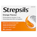 Strepsils Orange Double Antibacterial Action 16 lozenges thumbnail 1