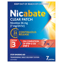 Nicabate Clear Patch 7mg Step 3 - 7 patches thumbnail 1
