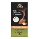 Sugarless Milk Chocolate & Almond 150g thumbnail 1