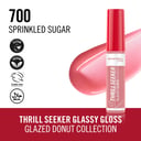 Rimmel Thrill Seeker Glassy Gloss Lipgloss Sprinkled Sugar 700 - 10ml thumbnail 4