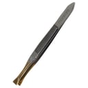 Manicare Flat Tweezers Gold Tipped 1 each thumbnail 3