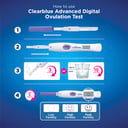 Clearblue Digital Ovulation Test Dual Hormone Indicator 10 pack thumbnail 8