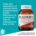 Blackmores Vitamin D3 1000IU - 200 capsules thumbnail 6