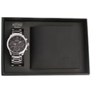 Men's Republic Watch Set With Leather Wallet Black 1 each thumbnail 1
