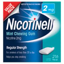 Nicotinell Mint Chewing Gum 2mg - 216 pieces thumbnail 1