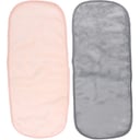 Wicked Sista Large Makeup Remover Towel Duo Blush/Grey 1 each thumbnail 2