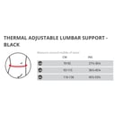 Thermoskin Thermal Lumbar Support Black S/M 1 unit thumbnail 4